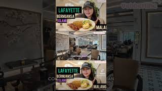 Lafayette video Lengkap nya di Viddeo yaww🌳 vebberline kuliner lafayette malang malangkuliner [upl. by Linzy]