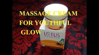 Lotus Herbals QUINCENOURISH Massage creme for 30  Womens Honest Review [upl. by Meer]