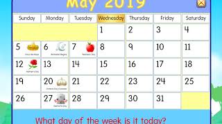 Starfall Calendar May 2019 [upl. by Anerac]