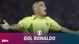 2º Gol de Ronaldo Brasil vs Alemanha  Final Copa 2002 [upl. by Einatsed]