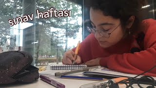 ANKARA FEN LİSESİNDE BİR SINAV HAFTASI VLOG  dünyanın en yorucu haftası [upl. by Sadiras]