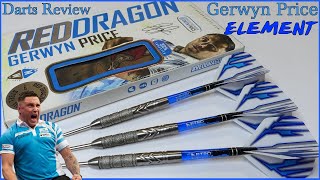 Red Dragon GERWYN PRICE Element SE Darts Review [upl. by Irrot]