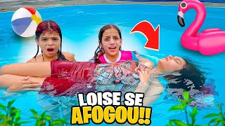 LOUISE SE AFOGOU NA PISCINA POR CULPA DA MANU A PRIMA CHATA JÉSSICA E FAMÍLIA [upl. by Avron]