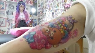 EL TATUAJE MÁS BONITO DEL MUNDO ¡DE RILAKKUMA  DACOSTAS BAKERY [upl. by Gaither558]