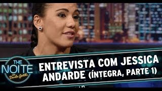 The Noite 080414 Parte 1  Jessica Andrade e Alexandre filho do Chorão [upl. by Brown]