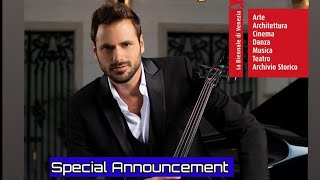 Stjepan Hauser Will Open The 79th Venice Film Award Ceremony Where The Winner Of The Leone DOro [upl. by Ainuj472]