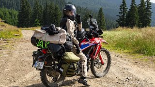 Motorcycle adventure trip in Romania a great road towards Transfagarasan [upl. by Raddie]