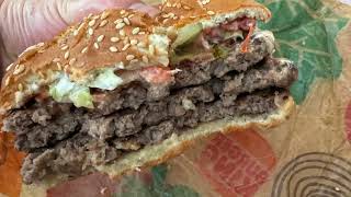 Review of the Triple Whopper from Burger King [upl. by Sobel]