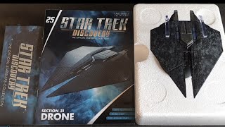 Eaglemoss Section 31 Drone ship from Star Trek Discovery [upl. by Landry]