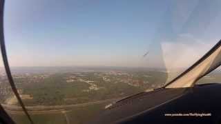 HD Pilots eye view  Eclipse 500 takeoff from Arcachon LFCH [upl. by Jerrie]