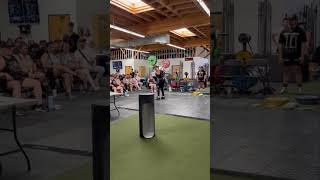 Comp total 205kg 90kg snatch 115kg cleanampjerk shorts weightlifting gym reels [upl. by Omoj]