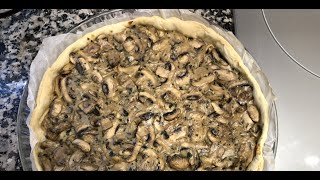 Tarte aux champignons  Bon Appétit [upl. by Tlevesoor]