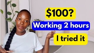 I tried making 100 in 2 hours Did it work See how it went [upl. by Kcirtap751]