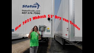 New 2022 Wabash 53 dry van trailer and review 360 fleet services in Lafayette IN [upl. by Carola]