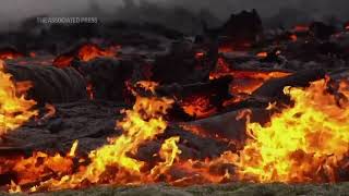 Fagradalsfjall volcano erupts in southwest Iceland [upl. by Addis612]