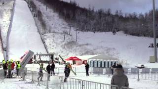 Skocznia w Harrachovie przed czwartkowymi treningami  SkiJumpingpl [upl. by Hayouqes]