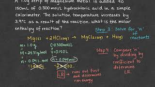 Molar Enthalpy  StepbyStep Guide to LRER Problems [upl. by Savart]