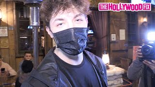 Griffin Johnson Reacts To Dixie DAmelio Diss Track Rumors While Leaving Saddle Ranch 111420 [upl. by Dusa280]