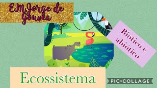 Ecossistema  fator biotico e abiotico [upl. by Rehpotsrhc250]