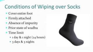 Fiqh of Purification 08 Wiping over Socks [upl. by Glorianna]