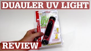 Flashlight Review  The Dualer UV Light from AutoZone [upl. by Dymoke237]