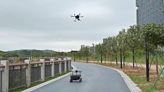 Dynamic Landing of UAV on UGV Platform A VisualOnlyApproach with Adaptive Control [upl. by Helsie]