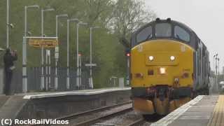 DRS Class 37259 amp 37425 6M95 Dungeness to Crewe Passing Appledore With Trash amp Tone [upl. by Enohs]