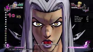 JoJo ASBR Abbacchio  Combo 58 [upl. by Abbye]