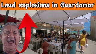 Tour Guardamar  loud explosionsGuardamar del Seguro costa blanca Spain [upl. by Selec882]