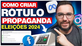 Como CRIAR O RÓTULO Propaganda Eleitoral no FACEBOOK ADS 5 MINUTOS [upl. by Ermin]