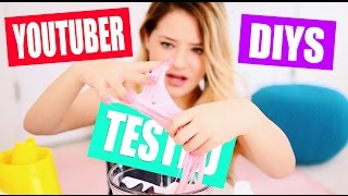 Testing Weird YOUTUBER DIYS LaurDIY RCLBeauty101 and more [upl. by Shlomo220]