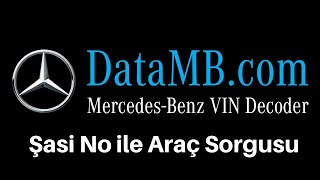 MERCEDES ARACIM HANGİ PAKET MERCEDES ŞASİ SORGULAMA MERCEDES VIN SORGULAMA [upl. by Gemperle]