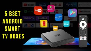 5 Best Android TV Boxes 2025 Smart TV Box [upl. by Notsruht937]