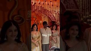 Mega star Chiranjeevi and two beautiful heroines at Nagabandham Movie Pooja ceremony [upl. by Lamoree]