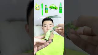 🥝🧃💚🎧ASMR Greenthemed Mukbang  Perfect for Sleepimmersive asmr asmrsounds funny [upl. by Sixela402]