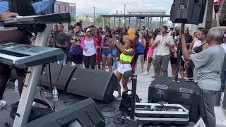 TCB Bounce Beat Kings We outside at Moechella live from Audi Field in SE Washington DC 61821 [upl. by Eidur768]