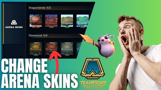 How to Change Arena in TFT  Edit Arena Skins in Teamfight Tactics tft [upl. by Beall]