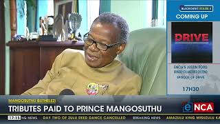 Mangosuthu Buthelezi  Tributes paid to Prince Mangosuthu [upl. by Heimlich]