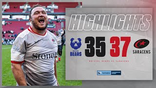 LOZOWSKI WINS IT AT THE DEATH  Bristol Bears 3537 Saracens Men  Premiership Rugby Highlights [upl. by Sterne]