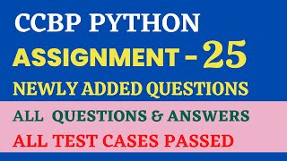 Assignment  25  Recursion  Python  CCBP 40 [upl. by Aicil]