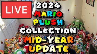 2024 Mario Plush Collection MidYear Update LIVE  Mario Plush Network [upl. by Morice472]