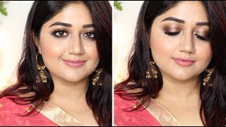 Indian Wedding Guest Makeup with FACES Canada  corallista [upl. by Williams]