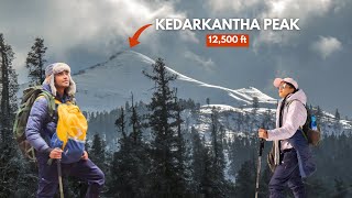 Kedarkantha Trek Best Winter Trek of INDIA 🇮🇳  Complete Guide to Kedarkantha  Backpacking Trip [upl. by Marjory]