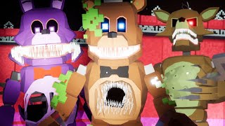 The TWISTED ANIMATRONICS Attack in FNAF KILLER IN PURPLE [upl. by Accemahs]