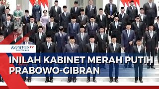 Menteri Kabinet Merah Putih Resmi Dilantik oleh Presiden Prabowo Inilah Mereka [upl. by Yelhak]