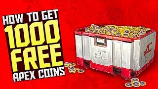 GET 1000 FREE APEX COINS in APEX LEGENDS  HOW TO GET FREE APEX COINS in APEX LEGENDS TUTORIAL [upl. by Icram]