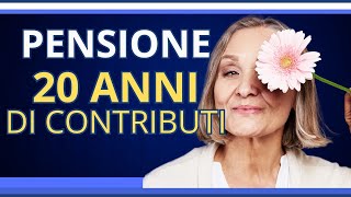 Pensione con 20 anni di contributi Computo nella Gestione Separata [upl. by Stonwin]