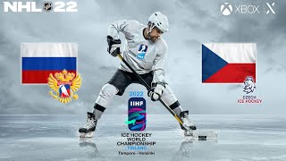 IIHF World Championship 2022  6  Semifinal  Russia vs Czechia [upl. by Asseram]