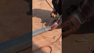 Tricks to weld square tube joint welding welder [upl. by Annaert]