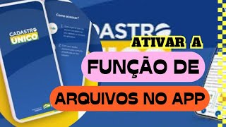 Como ativar a permissão de mostrar os arquivos do celular no aplicativo CADASTRO ÚNICO [upl. by Leisha]